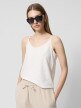 Outhorn Damski top Outhorn OTHWSS24TSLEF087  biały Biały
