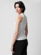 mini: Damski top Outhorn OTHWSS24TSLEF129 - biały (4)