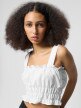 mini: Damski top Outhorn OTHWSS24TSLEF137- biały (2)