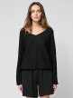 Damski sweter Outhorn OTHWSS24TSWEF086 - czarny