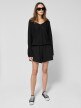 Damski sweter Outhorn OTHWSS24TSWEF086 - czarny