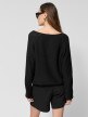 Damski sweter Outhorn OTHWSS24TSWEF086 - czarny