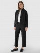 Outhorn Damskie spodnie casual tkaninowe Outhorn OTHWAW24TTROF1084  czarne Czarny
