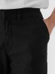 Damskie spodnie casual tkaninowe Outhorn OTHWAW24TTROF1084 - czarne