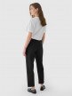Damskie spodnie casual tkaninowe Outhorn OTHWAW24TTROF1084 - czarne