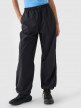 Damskie spodnie casual tkaninowe Outhorn OTHWAW24TTROF1222 - czarne