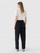 Damskie spodnie casual tkaninowe Outhorn OTHWAW24TTROF0904 - czarne