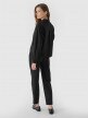 Damskie spodnie casual tkaninowe Outhorn OTHWAW24TTROF1225 - czarne