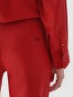 Damskie spodnie casual tkaninowe Outhorn OTHWAW24TTROF1225 - czerwone