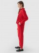 Damskie spodnie casual tkaninowe Outhorn OTHWAW24TTROF1225 - czerwone