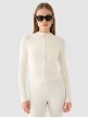 Outhorn Damski sweter rozpinany Outhorn OTHWAW24TSWEF060  beżowy Beżowy