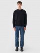 mini: Męski sweter wełniany Outhorn OTHWAW24TSWEM127- czarny (4)