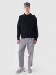 Męski sweter wełniany Outhorn OTHWAW24TSWEM100 - czarny