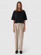 mini: Damski t-shirt oversize Outhorn OTHWAW24TTSHF2341 - czarny (2)