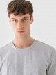 Męski t-shirt basic Outhorn OTHWAW24TTSHM2438 - szary