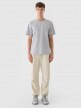 Męski t-shirt basic Outhorn OTHWAW24TTSHM2438 - szary