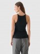 Damski top basic Outhorn OTHWAW24TSLEF189 - czarny