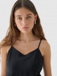 mini: Top z wiskozy damski Outhorn OTHWAW24TSLEF193 - czarny (3)