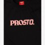 Damski t-shirt z nadrukiem Prosto Cherries - czarny