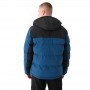 Męska kurtka puchowa pikowana Prosto Winter Adament 3.0 Camo - niebieska