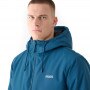 Męska kurtka zimowa bomberka Gegito Bomber Jacket - turkusowa