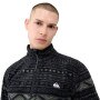 Męski polar nierozpinany bez kaptura Quiksilver Aker HZ Fleece - czarny