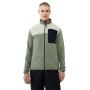 Męski polar rozpinany bez kaptura Quiksilver Aker Full Zip Fleece - zielony