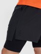 Męskie spodenki treningowe 4F x Robert Lewandowski RL9SSS25TFSHM1203 - czarne