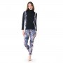 Damska bluza treningowa Roxy Daybreak Half Zip - granatowa
