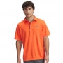 UNDER ARMOUR Męska koszulka polo Under Armour Tech Polo  pomarańczowa Pomarańczowy