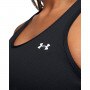 Damski top treningowy Under Armour Tech Mesh Racer Tank - czarny