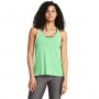 UNDER ARMOUR Damski top treningowy Under Armour Knockout Tank  zielony Zielony