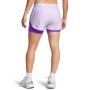 mini: Damskie spodenki treningowe Under Armour Play Up 2-in-1 Shorts - fioletowe (3)