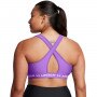 mini: Biustonosz treningowy Under Armour Crossback Mid Bra - fioletowy (8)