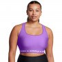 mini: Biustonosz treningowy Under Armour Crossback Mid Bra - fioletowy (7)