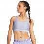 UNDER ARMOUR Biustonosz treningowy Under Armour UA Crossback Mid Bra  fioletowy Fioletowy