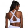 Biustonosz treningowy Under Armour UA Crossback Mid Bra - fioletowy