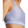 Biustonosz treningowy Under Armour UA Crossback Mid Bra - fioletowy