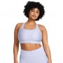 Biustonosz treningowy Under Armour UA Crossback Mid Bra - fioletowy