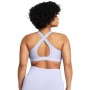 Biustonosz treningowy Under Armour UA Crossback Mid Bra - fioletowy