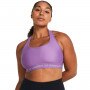 UNDER ARMOUR Biustonosz treningowy Under Armour UA Crossback Mid Bra  fioletowy Fioletowy