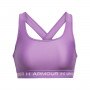 Biustonosz treningowy Under Armour UA Crossback Mid Bra - fioletowy