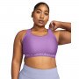 Biustonosz treningowy Under Armour UA Crossback Mid Bra - fioletowy