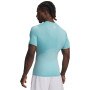 mini: Męska koszulka treningowa UNDER ARMOUR UA HG Armour Comp SS - niebieska (2)