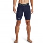 UNDER ARMOUR Męskie legginsy krótkie treningowe Under Armour HeatGear Pocket Long Shorts  granatowe Granatowy