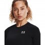Damski longsleeve treningowy Under Armour UA HG Authentics Comp LS - czarny