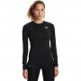 UNDER ARMOUR Damski longsleeve treningowy Under Armour UA HG Authentics Comp LS  czarny Czarny