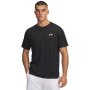 UNDER ARMOUR Męska koszulka treningowa Under Armour UA Tech Vent Jacquard SS  czarna Czarny