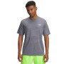 Męska koszulka treningowa Under Armour UA Tech Vent Jacquard SS - szara