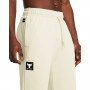 mini: Męskie spodnie treningowe Under Armour Project Rock Hwt Terry Jgr - kremowe (4)